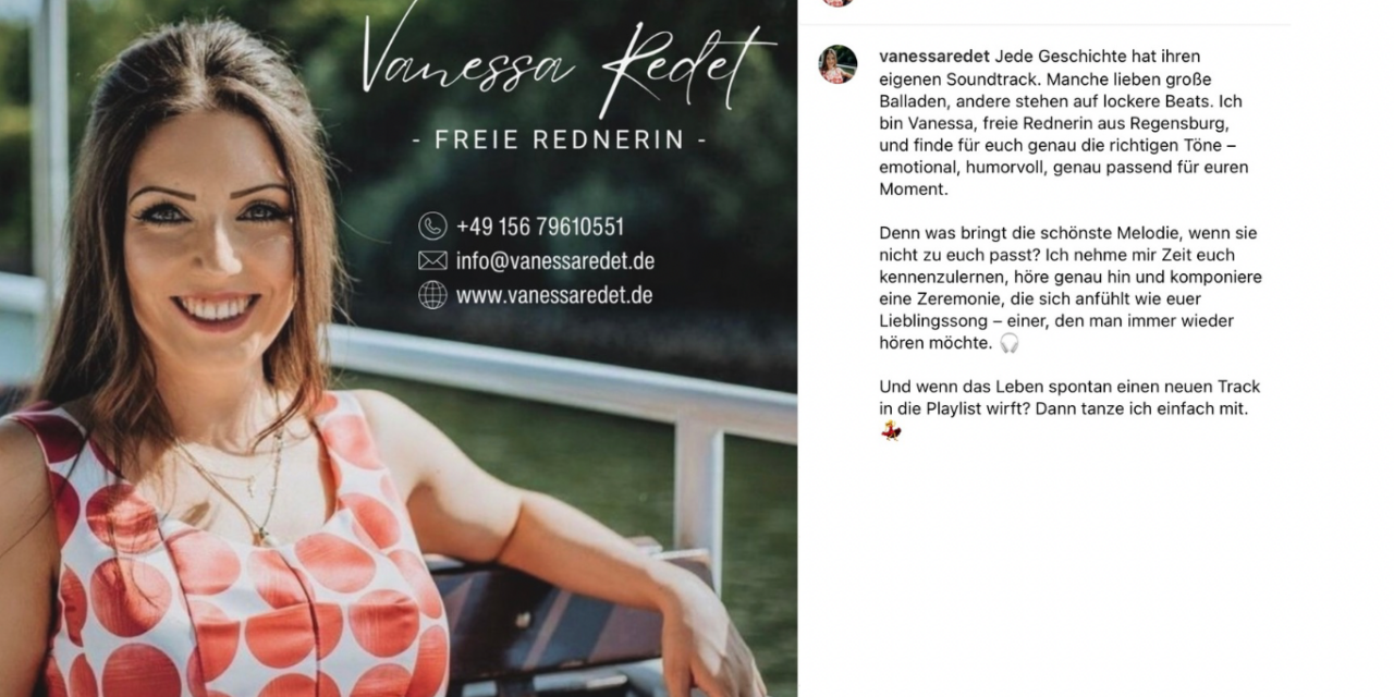 Vanessa Redet – Jetzt auch auf Instagram!