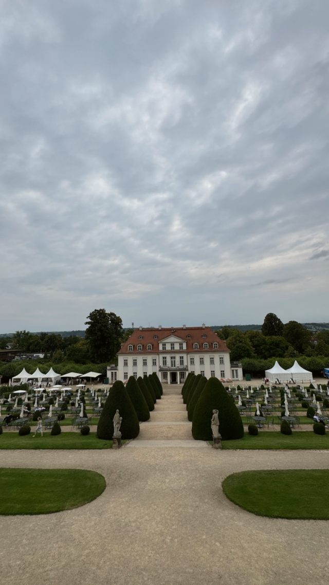 Schloss Wackerbarth Dresden mit Weinbergen